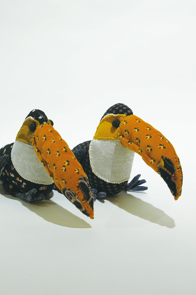 yuya inagawa　handmade TOCO TOUCAN doll object　ハンドメイド　オニオオハシオブジェ1