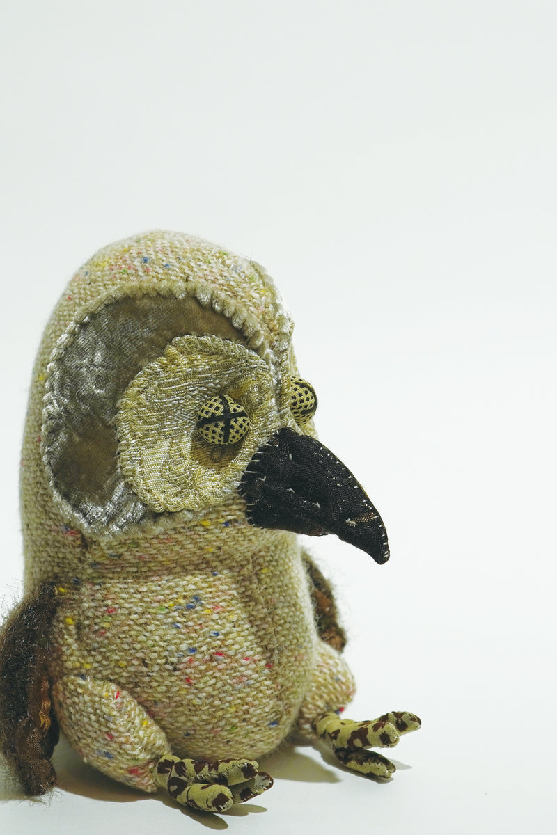 yuya inagawa　handmade OWL doll object　ハンドメイド　フクロウオブジェ1