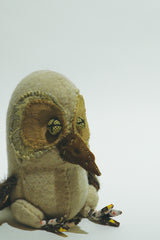 yuya inagawa　handmade OWL doll object　ハンドメイド　フクロウオブジェ2