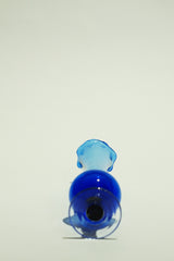 LIGHT GLASS VASE-111 NR-KR-416　Lauscha(ラウシャ）吹きガラスフラワーベース