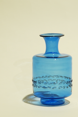 LIGHT GLASS VASE-82 NR-KR-387　Lauscha(ラウシャ）吹きガラスフラワーベース