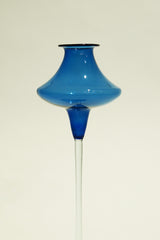 LIGHT GLASS VASE-103 NR-KR-408　Lauscha(ラウシャ）吹きガラスフラワーベース