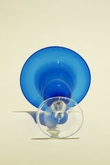 LIGHT GLASS VASE-104 NR-KR-409　Lauscha(ラウシャ）吹きガラスフラワーベース