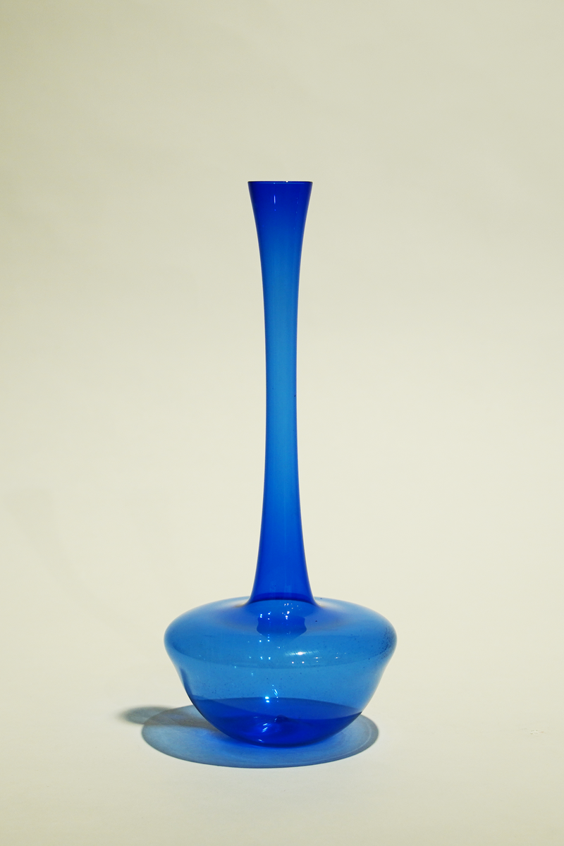 LIGHT GLASS VASE-107 NR-KR-412　Lauscha(ラウシャ）吹きガラスフラワーベース