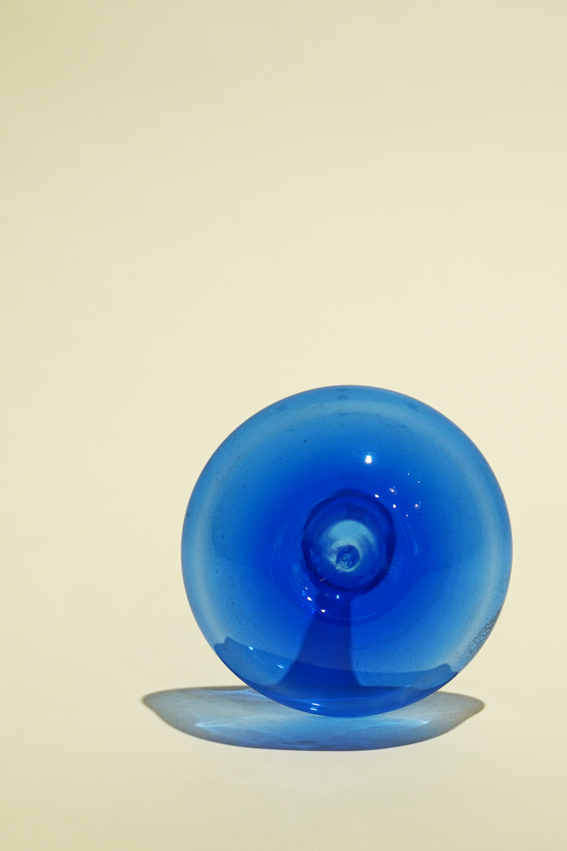 LIGHT GLASS VASE-107 NR-KR-412　Lauscha(ラウシャ）吹きガラスフラワーベース