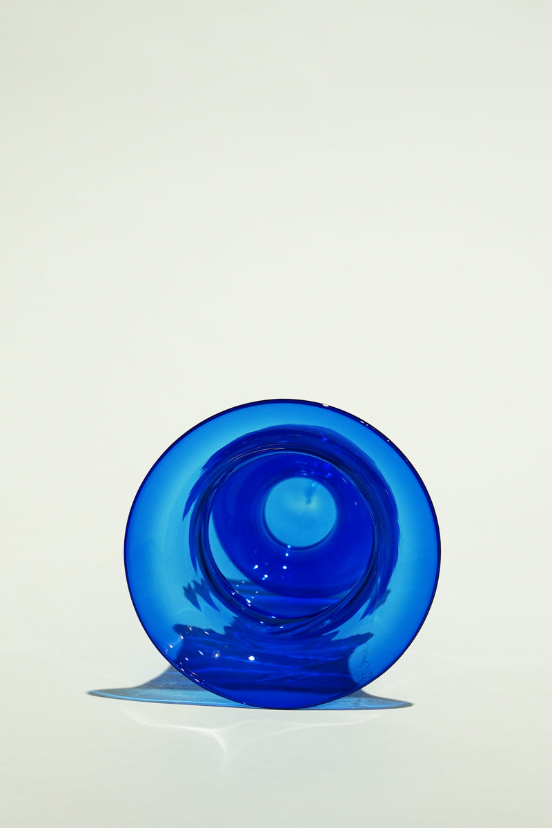 LIGHT GLASS VASE-109 NR-KR-414　Lauscha(ラウシャ）吹きガラスフラワーベース