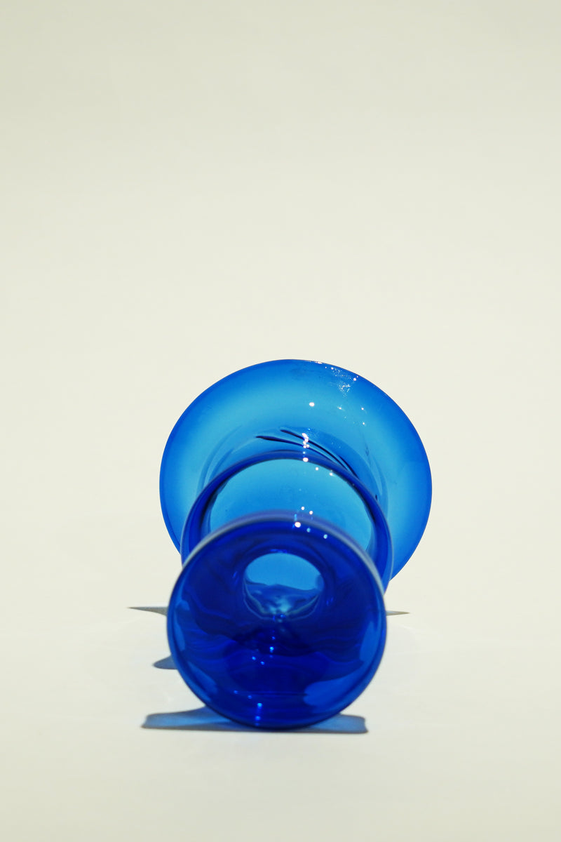 LIGHT GLASS VASE-109 NR-KR-414　Lauscha(ラウシャ）吹きガラスフラワーベース